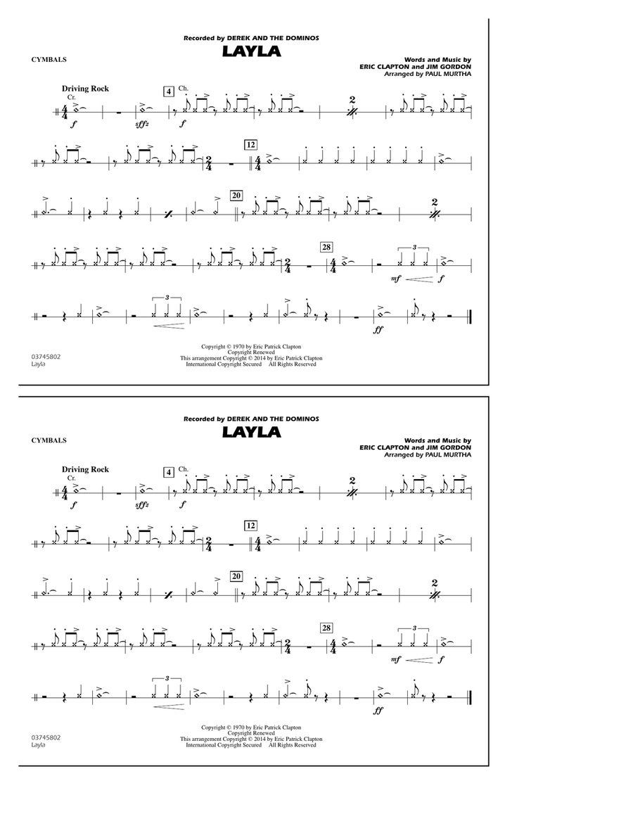 Layla - Cymbals