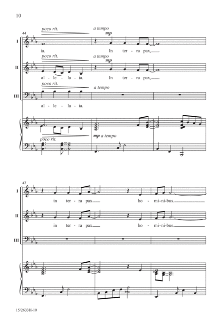 In Terra Pax 3-Part scores gallery preview page 11