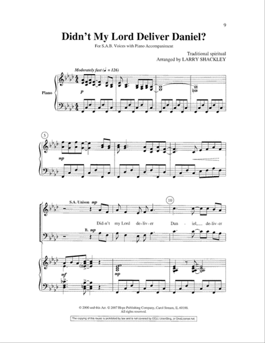 Easy Choir, Vol. 6 Choir scores gallery preview page 11