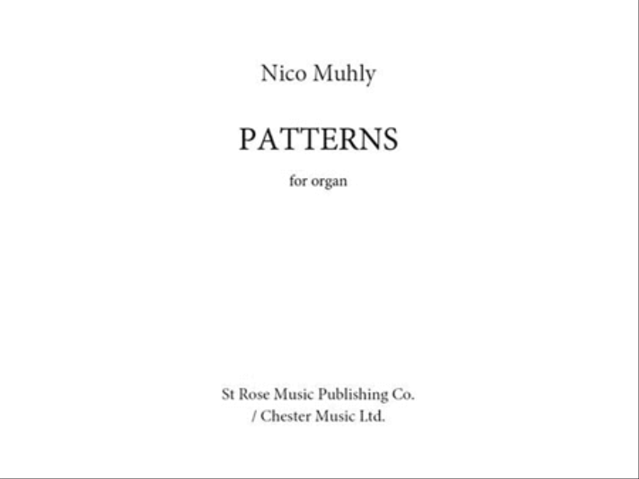 Patterns Organ scores gallery preview page 1