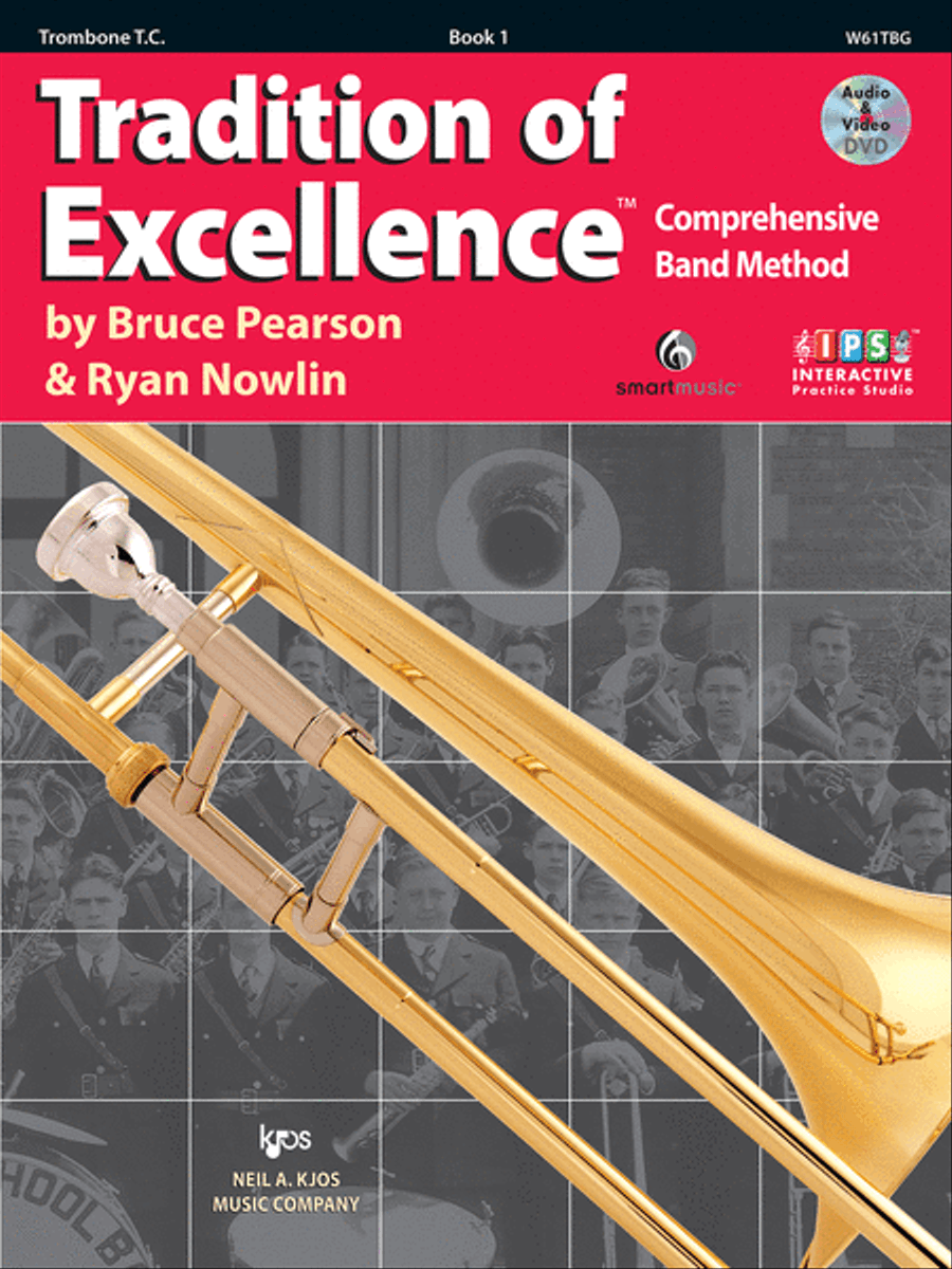 Book cover for Tradition of Excellence Book 1 - Trombone T.C.