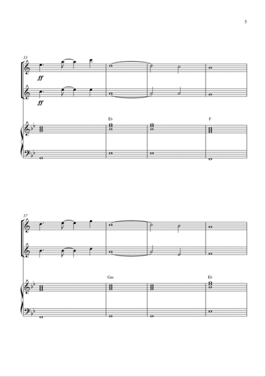 Now We Are Free Now We Are Free Clarinet Duet scores gallery preview page 5