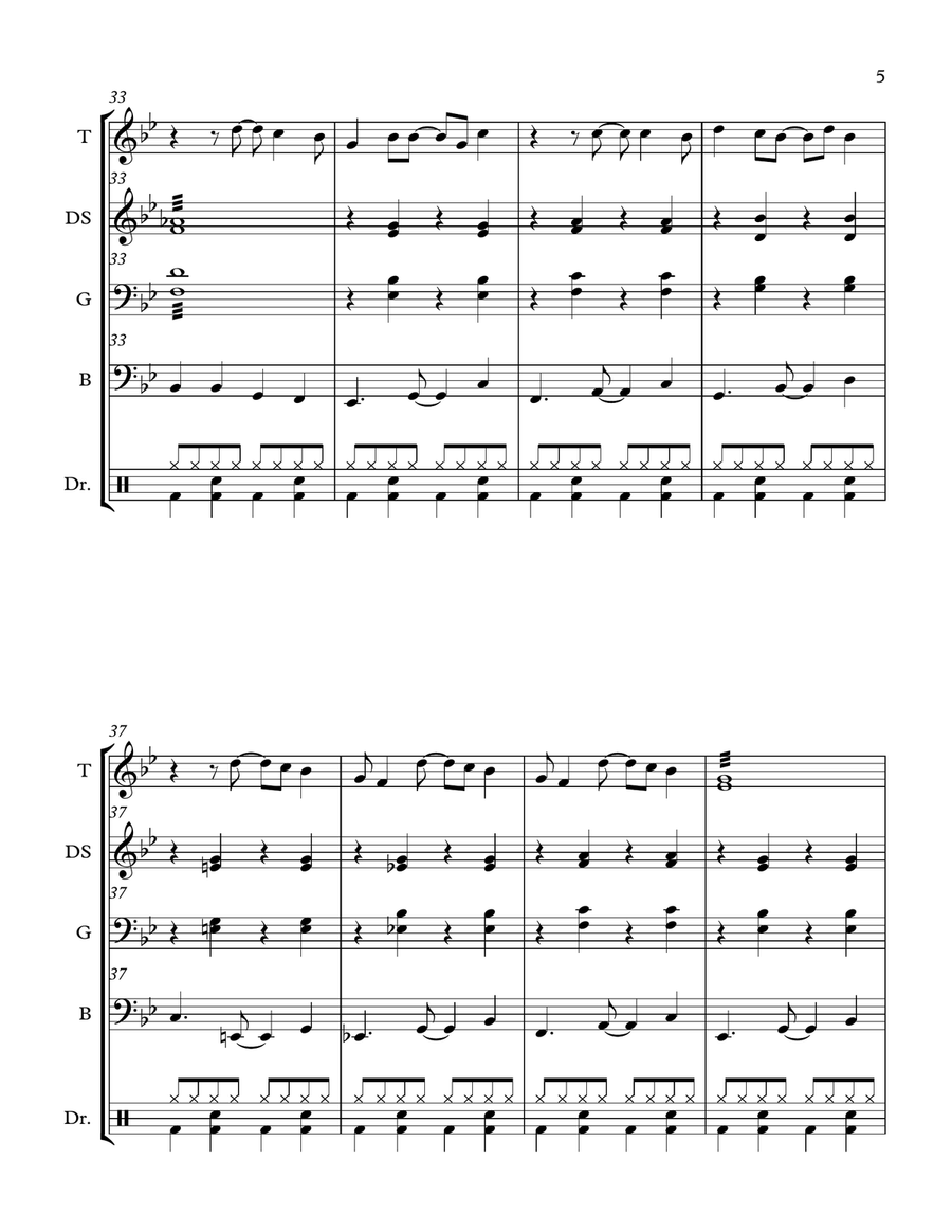 Under The Sea Percussion Ensemble scores gallery preview page 5