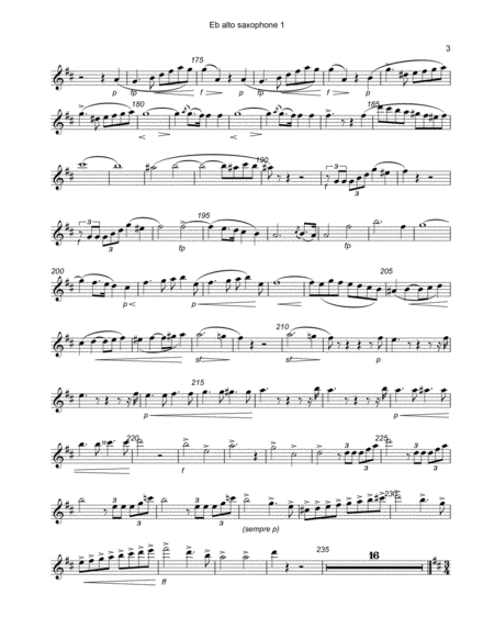Concert Piece for 4 instruments (Robert Schumann) - arranged for saxophone quartet