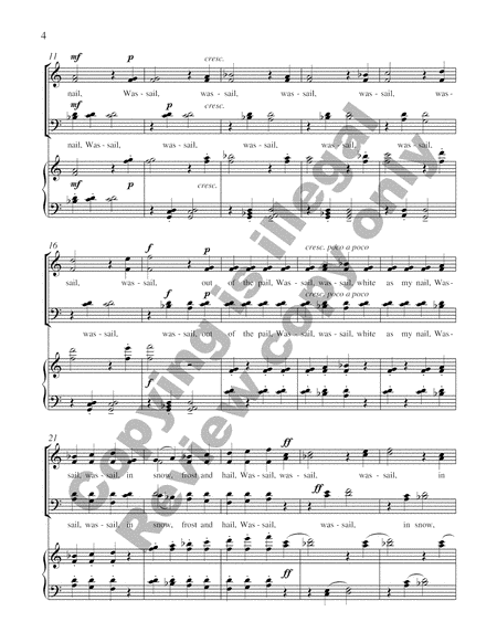Carols of the Nativity: 6. Wassail (Choral Score) image number null