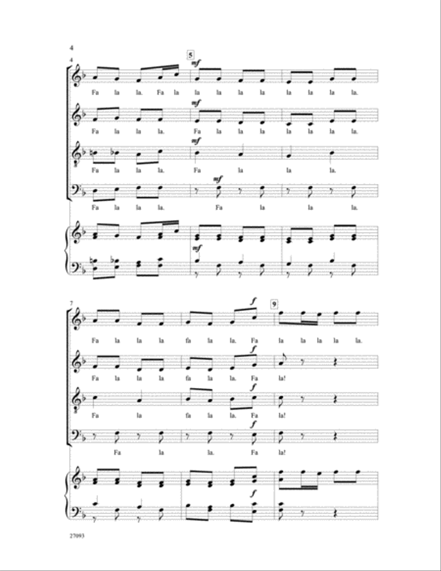 Russian Dance 4-Part scores gallery preview page 3