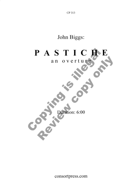 Pastiche: An Overture image number null
