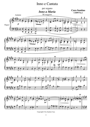 Hymn and Cantata for organ - CS099
