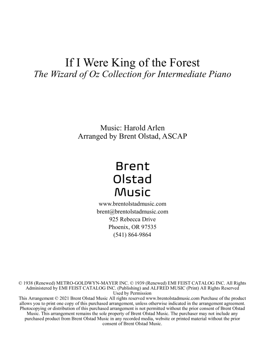 If I Were King Of The Forest image number null