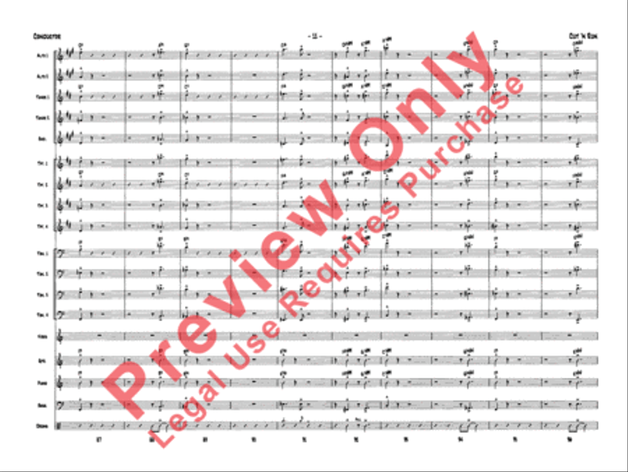 Cut 'n Run Jazz Ensemble scores gallery preview page 14