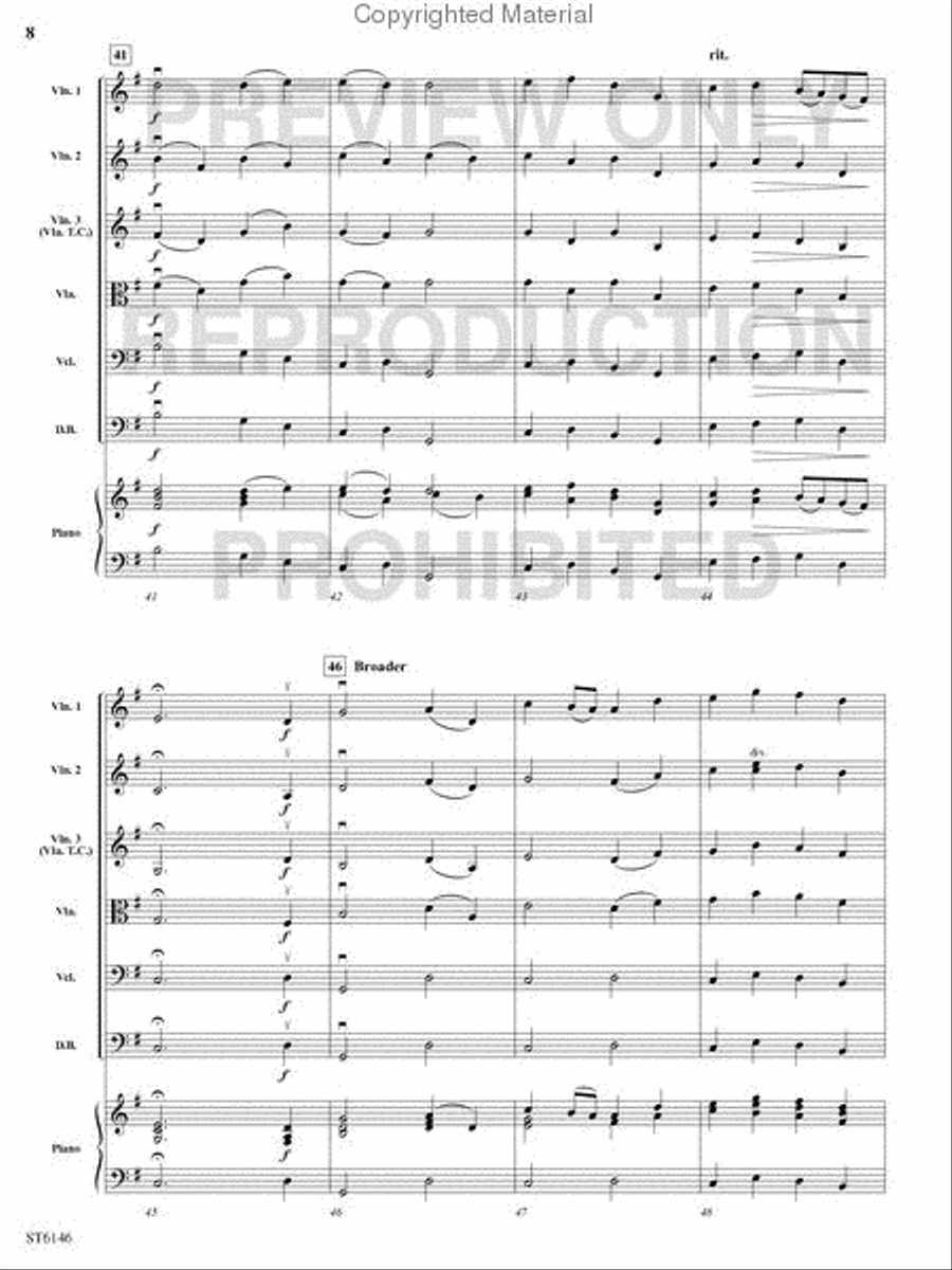 A Soldier's Hymn String Orchestra scores gallery preview page 7