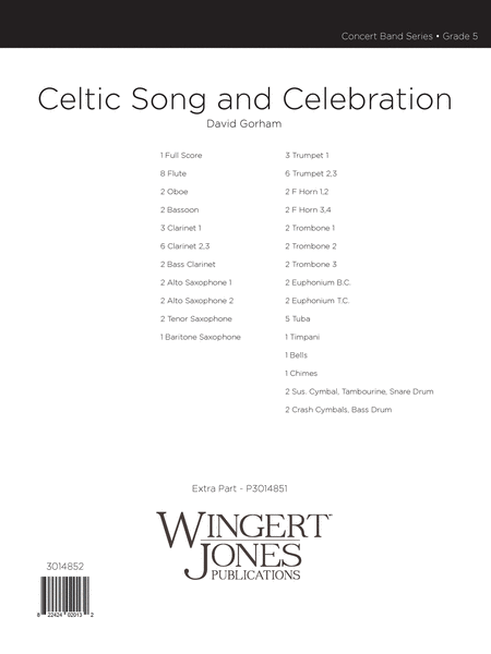 Celtic Song and Celebration - Full Score