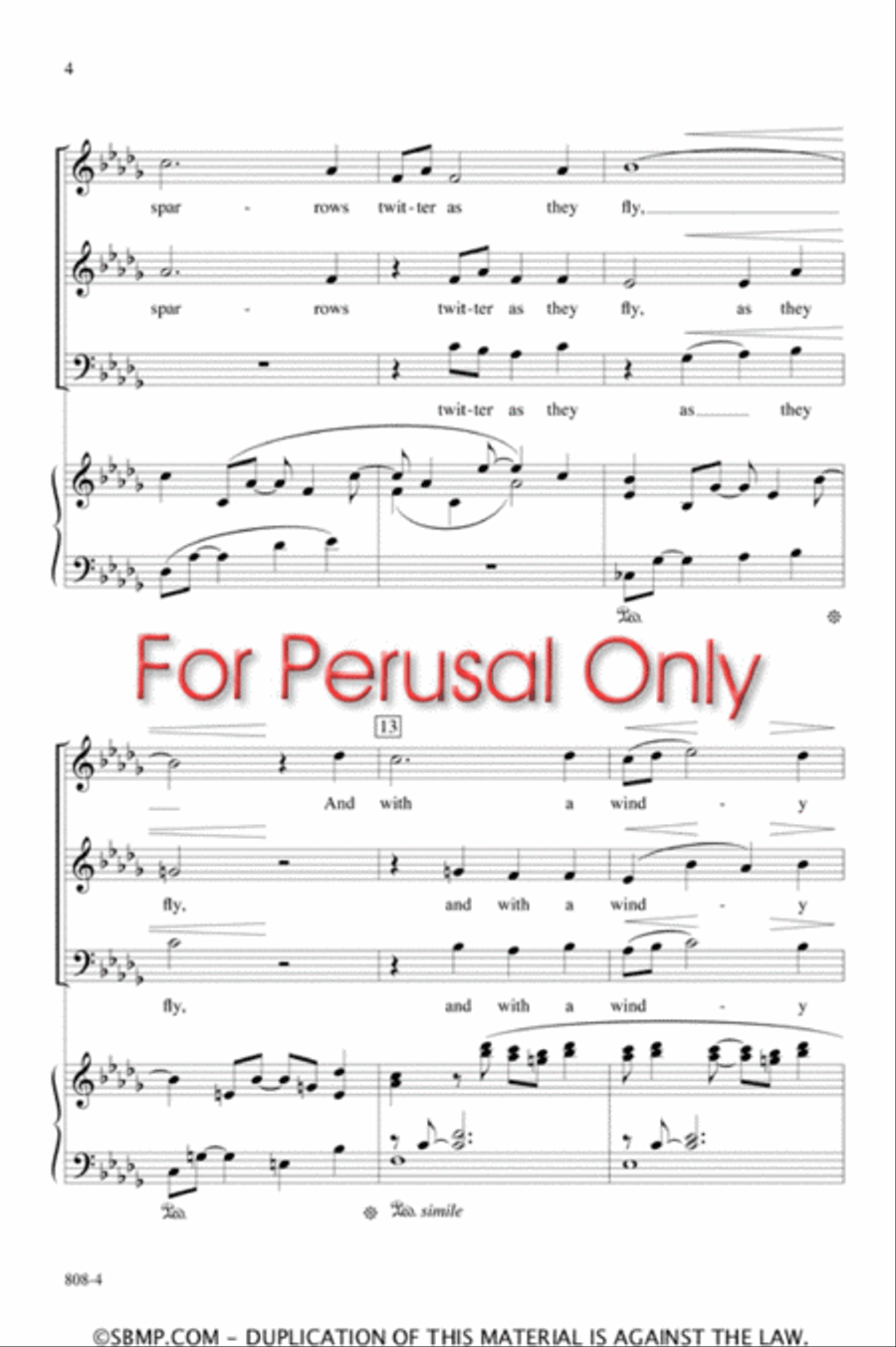 It Sings in Me - SAB Octavo 3-Part scores gallery preview page 3