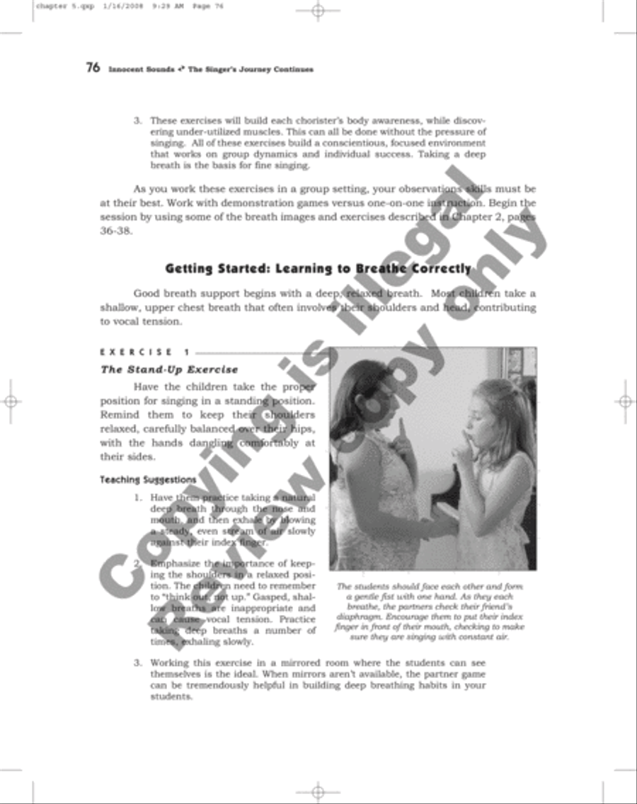 Innocent Sounds: Book 2 The Singer's Journey Continues Voice scores gallery preview page 13