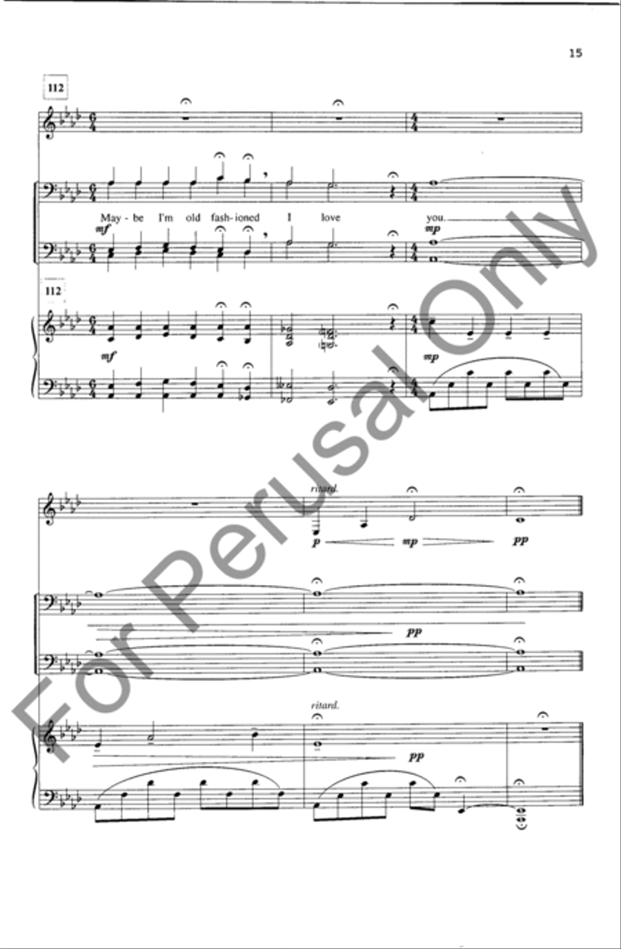 When I Fall In Love TTBB scores gallery preview page 15