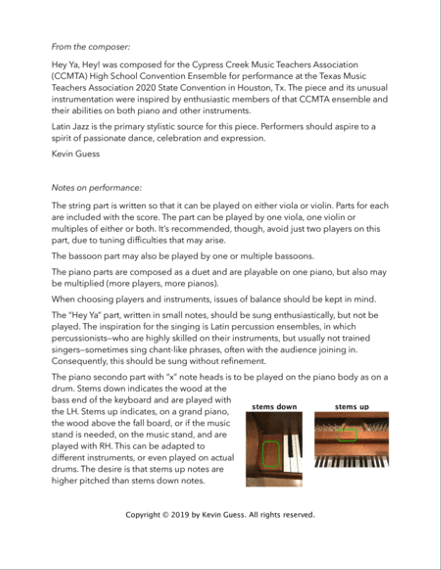Hey Ya, Hey! Small Ensemble scores gallery preview page 2