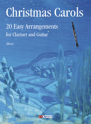 Book cover for Christmas Carols. 20 Easy Arrangements for Clarinet and Guitar
