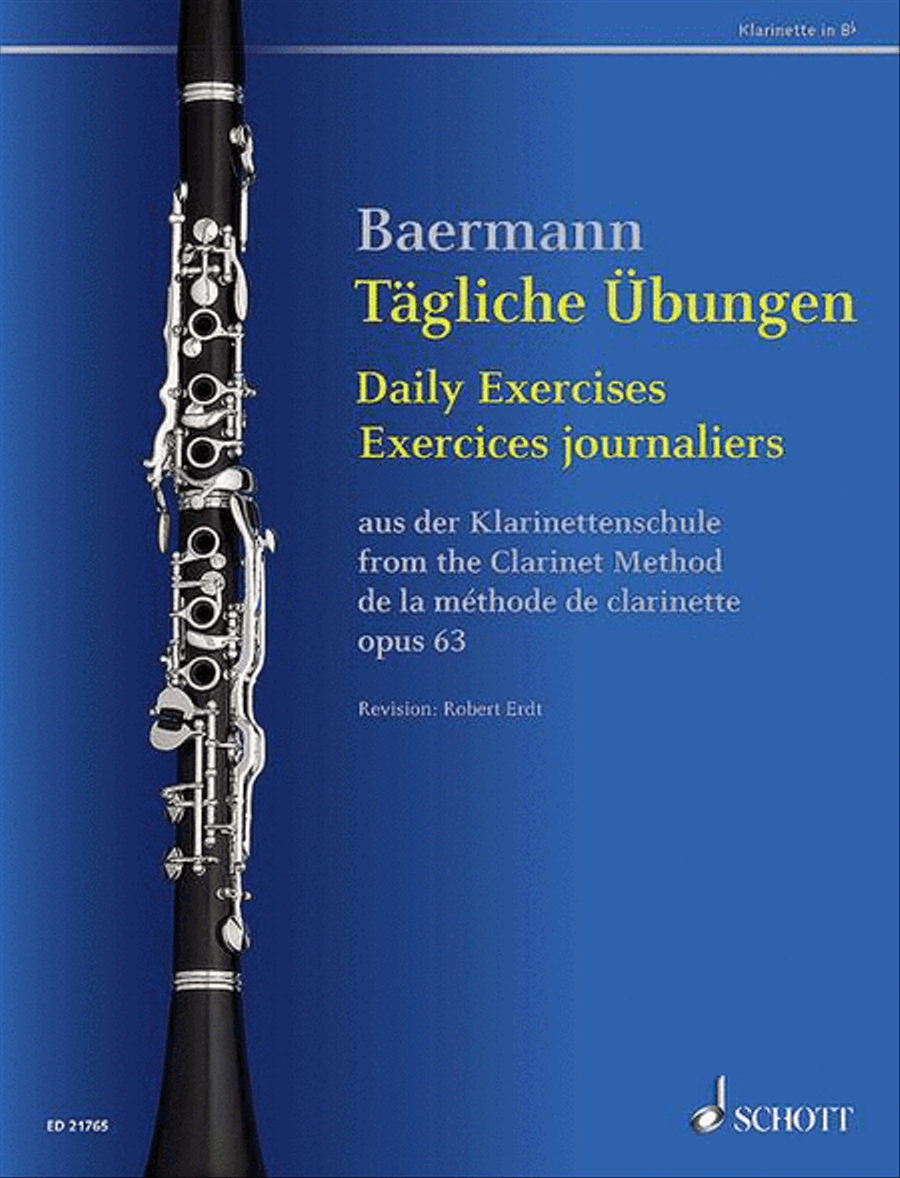 Daily Exercises B-Flat Clarinet scores gallery preview page 1