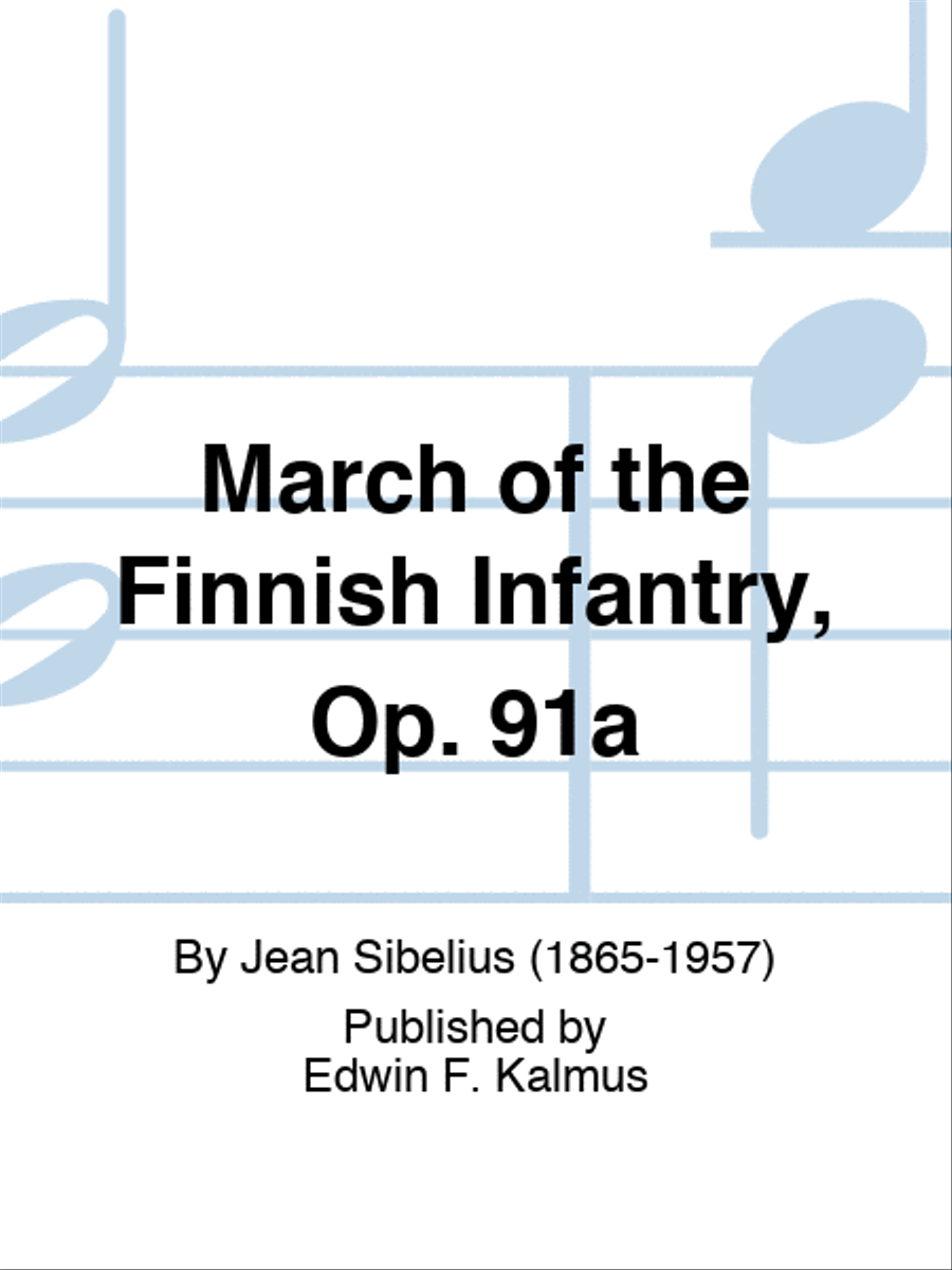March of the Finnish Infantry, Op. 91a Score scores gallery preview page 1