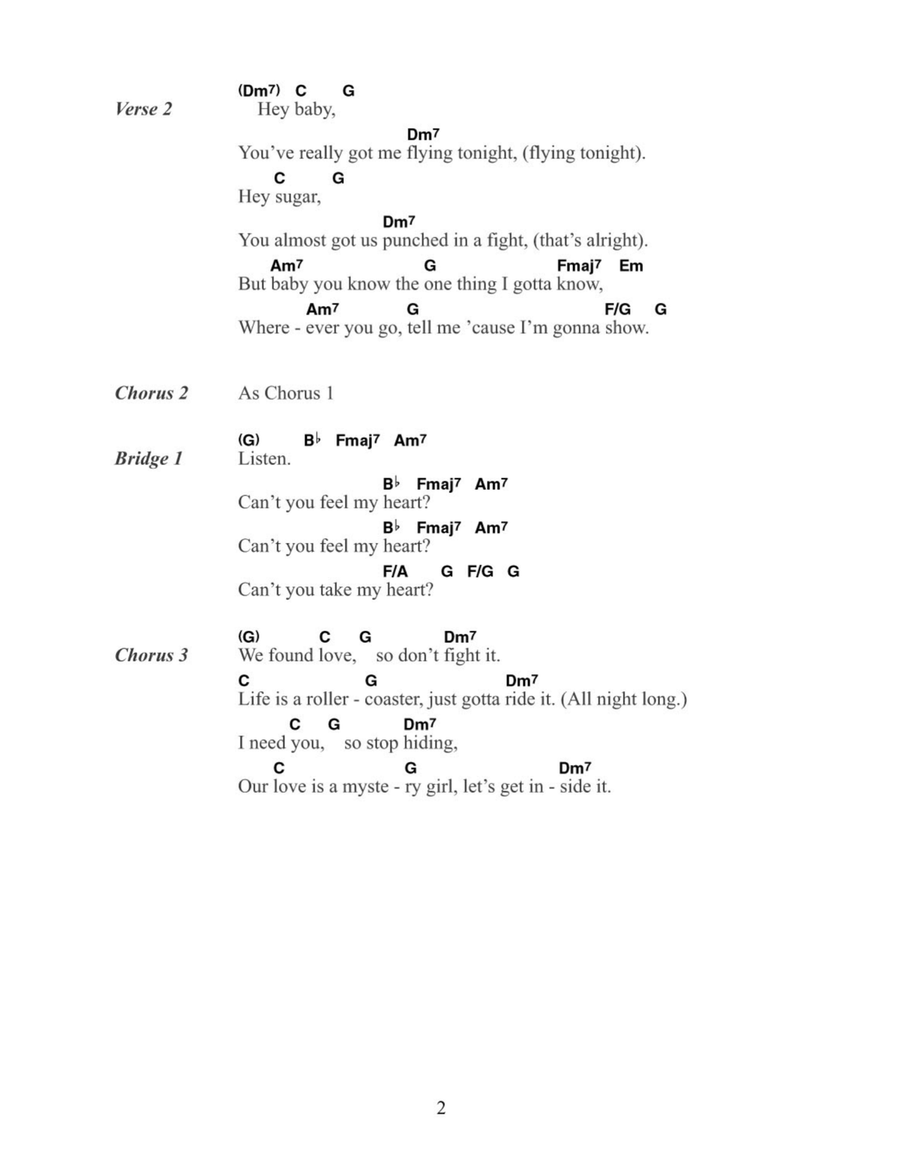 Life Is A Rollercoaster Acoustic Guitar scores gallery preview page 2
