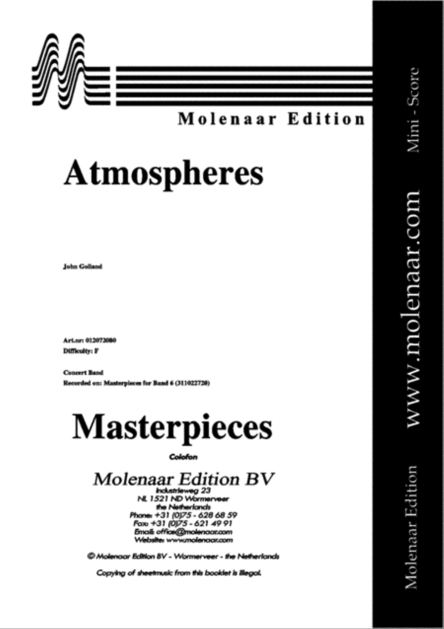 Atmospheres Concert Band scores gallery preview page 2