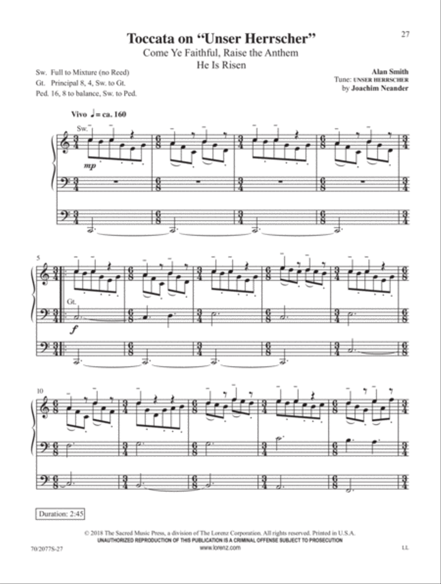 Love Divine Organ Solo scores gallery preview page 10