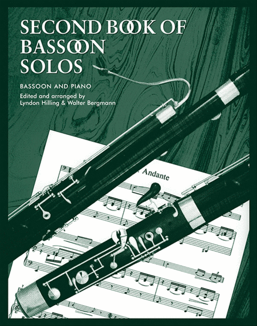 Second Book of Bassoon Solos Bassoon Solo scores gallery preview page 1