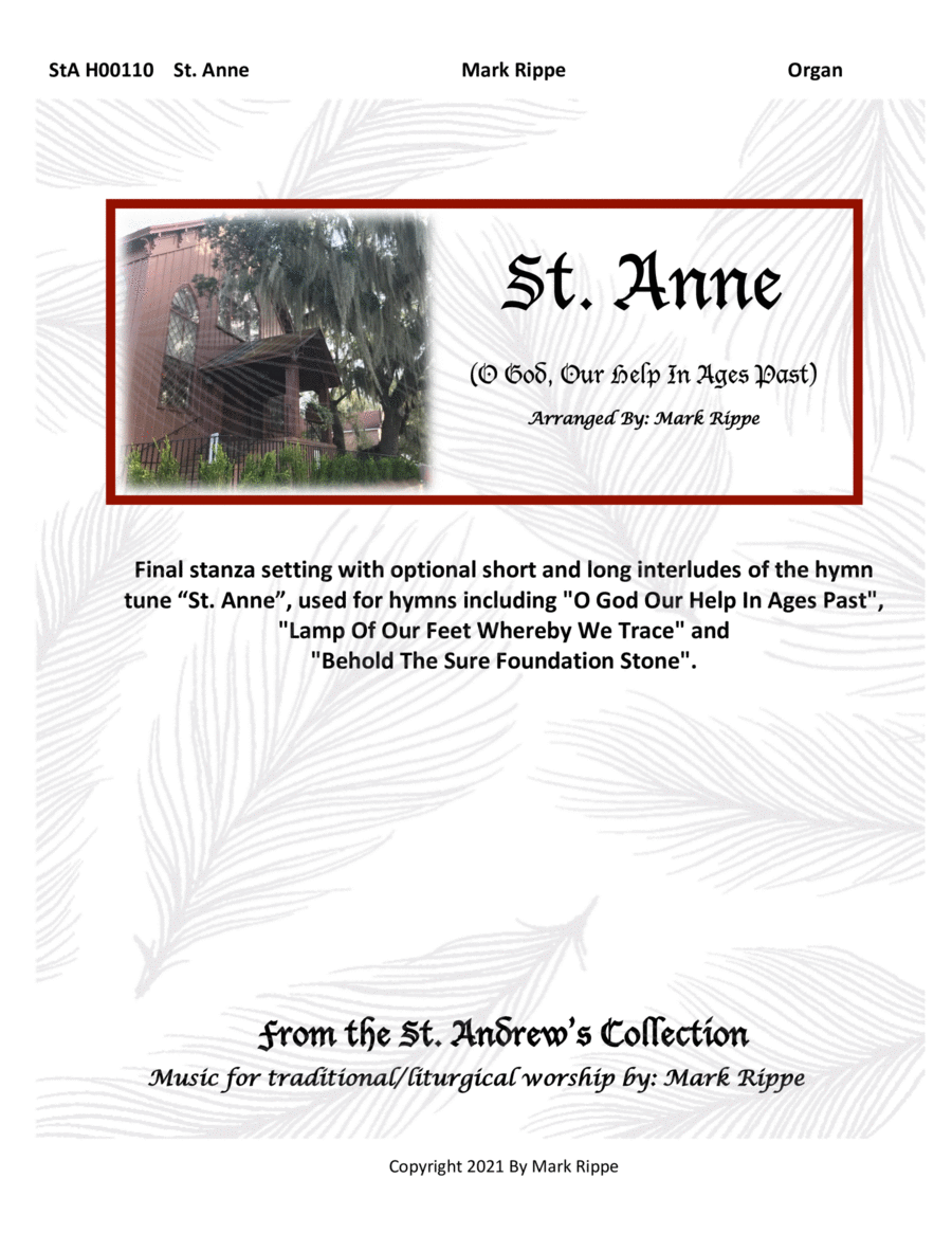 St. Anne (O God, Our Help In Ages Past) StA H00110 image number null