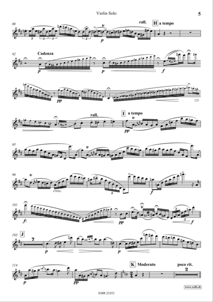 Fantaisie Pastorale Hongroise Violin Solo scores gallery preview page 5