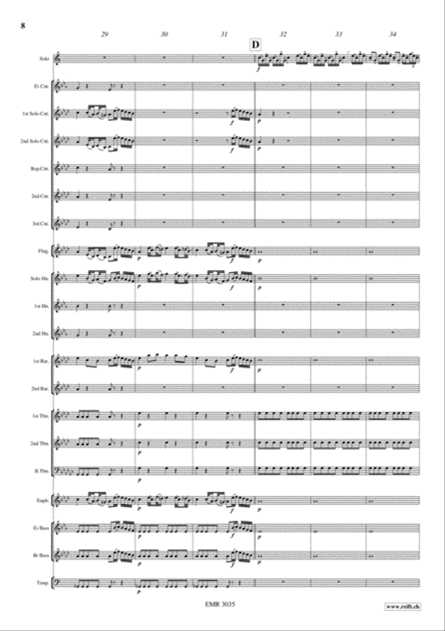 Sinfonia Pastorella Sinfonia Pastorella Brass Band scores gallery preview page 9