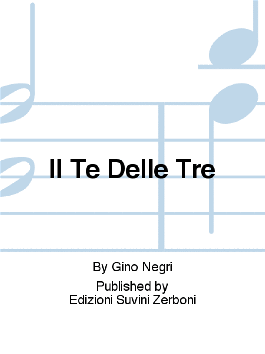 Il Tè Delle Tre Mixed Choir scores gallery preview page 1