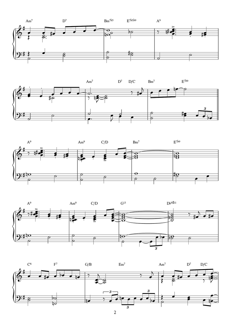 Li'l Darlin' Piano Solo scores gallery preview page 2