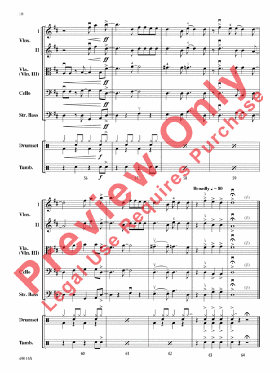 It's All Right String Orchestra scores gallery preview page 11
