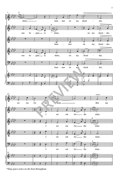 Music in the Mine - SATB edition