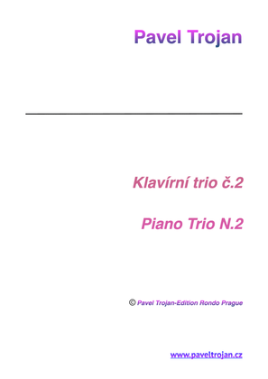 Pavel Trojan - Piano Trio N.2