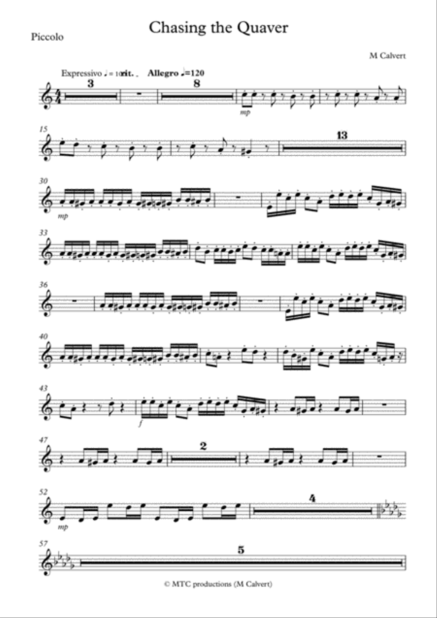 Chasing the Quaver Jazz Ensemble scores gallery preview page 5