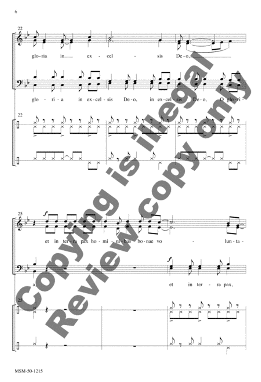 South African Gloria South African Gloria 4-Part scores gallery preview page 6