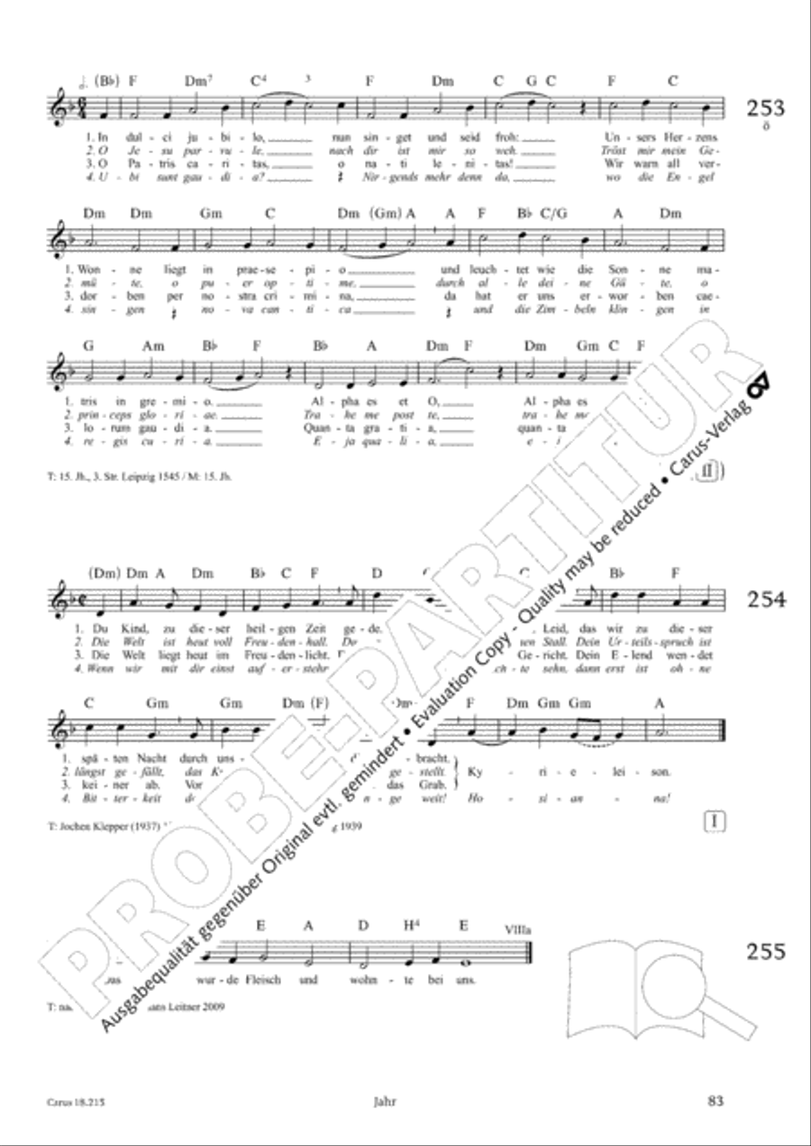 Gitarrenbuch zum Gotteslob Guitar scores gallery preview page 80