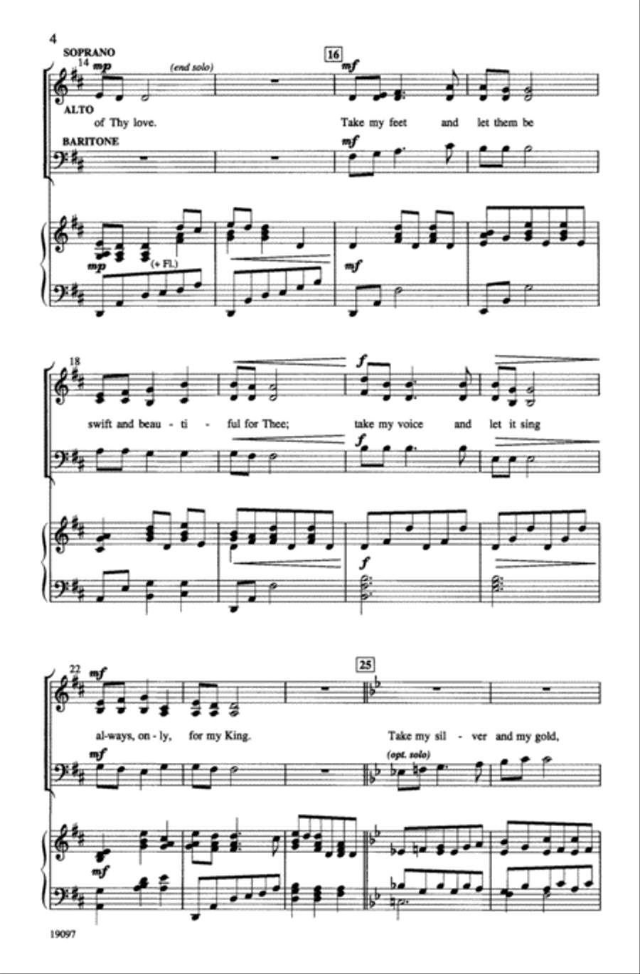 Take My Life, Lord 3-Part scores gallery preview page 4