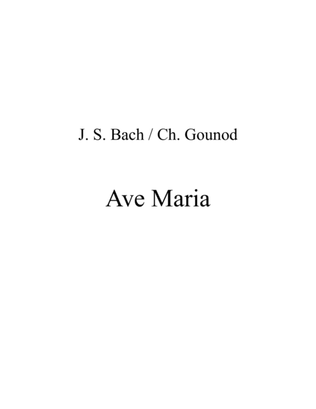 Book cover for Ave Maria Bach / Gounod (violin and viola duet )