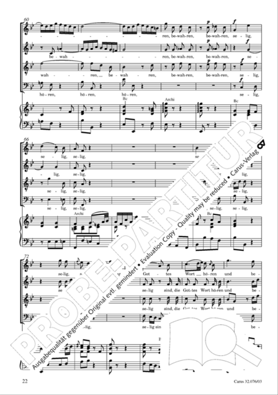 Blessed are all those who fear God (Wohl dem, der den Herren furchtet) SA scores gallery preview page 23
