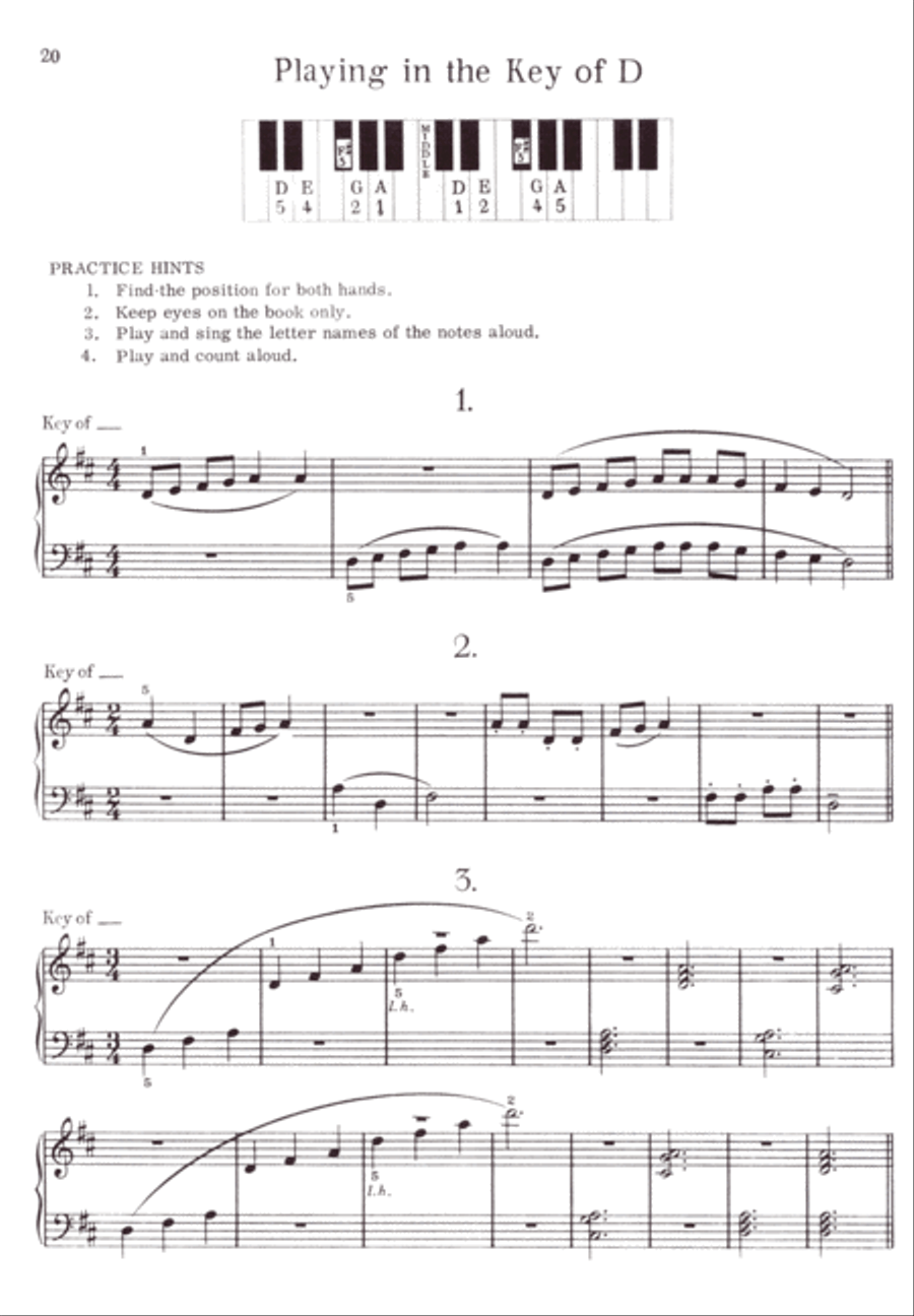 Multi-Key Reading Piano Method scores gallery preview page 5