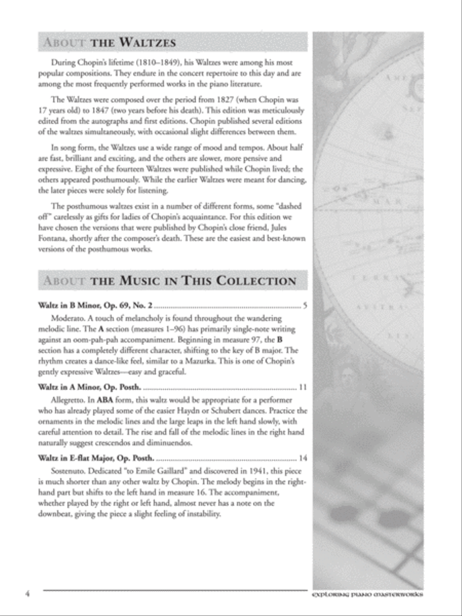 Exploring Piano Masterworks Piano Solo scores gallery preview page 3