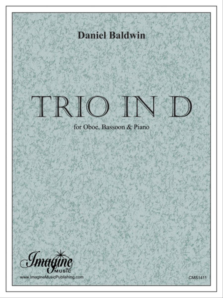 Trio in D Bassoon scores gallery preview page 1