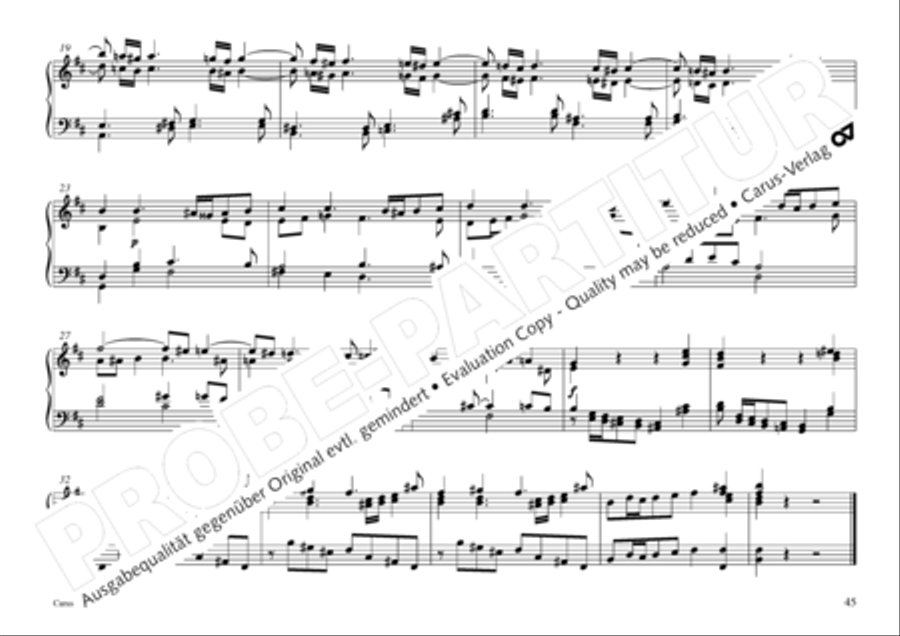 Vogler, 32 Preludes pour l' Orgue ou Pianoforte Piano scores gallery preview page 46