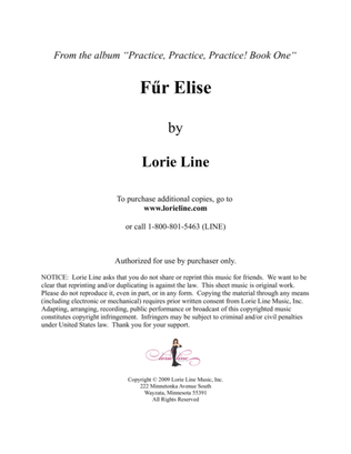 Book cover for Fur Elise - EASY!