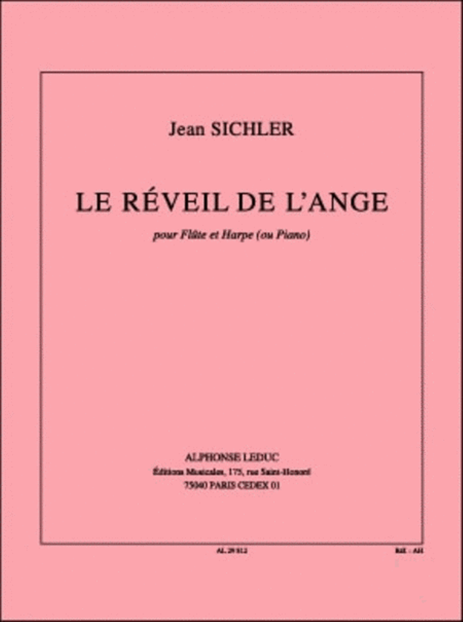 Sichler Le Reveil De L'ange 6'30'' Flute & Harp Book Flute Solo scores gallery preview page 1