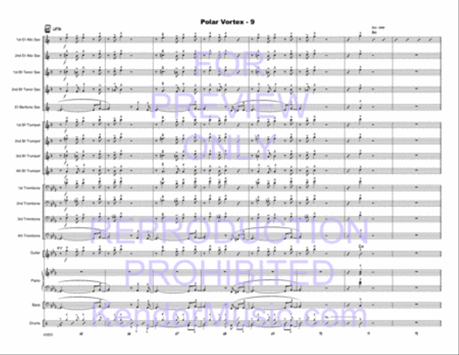 Polar Vortex Jazz Ensemble scores gallery preview page 10