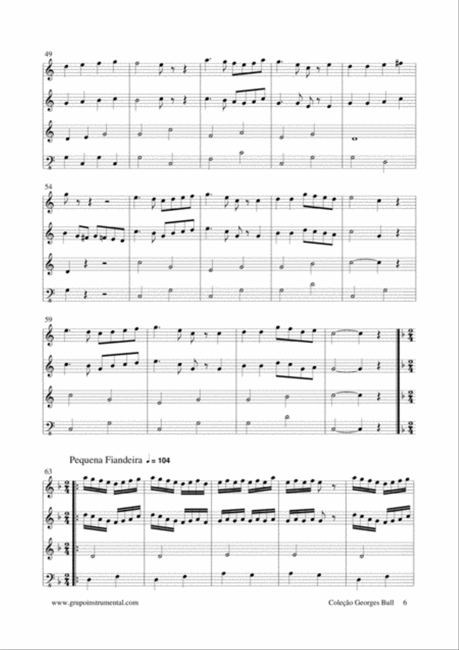 Coleção Georges Bull Coleção Georges Bull Large Ensemble scores gallery preview page 6