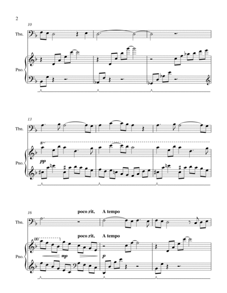 Five Spot--Five Tunes for Advanced Beginner or Intermediate Trombone and Piano